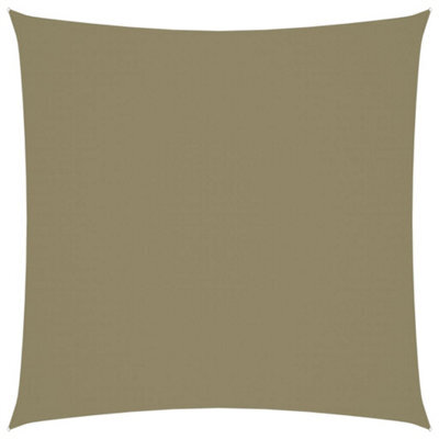 Berkfield Sunshade Sail Oxford Fabric Square 3X3 M Beige - image 1