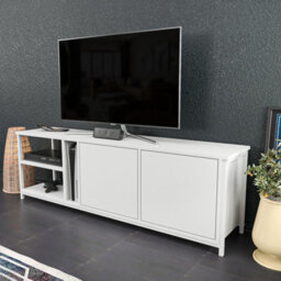 Decorotika Primrose Tv Stand Tv Unit For Tv's Up To 72 Inch White - thumbnail 2