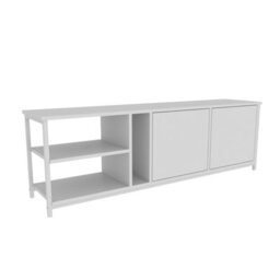 Decorotika Primrose Tv Stand Tv Unit For Tv's Up To 72 Inch White - thumbnail 5