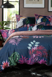 Deyongs House Of Norris The Parrot And The Cockatoo 100% Cotton 200 Count Duvet Set - thumbnail 2