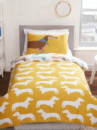 Rapport Dachshund Sausage Dog Duvet Cover Set - thumbnail 2