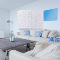 First Choice Lighting White Laser Cut 30Cm Pendant Light Shade - thumbnail 5