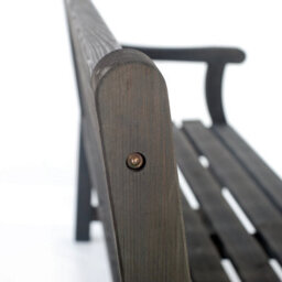 Leisurebench Darwin 3 Seat Garden Bench 150Cm Length  - Dark Grey - thumbnail 6