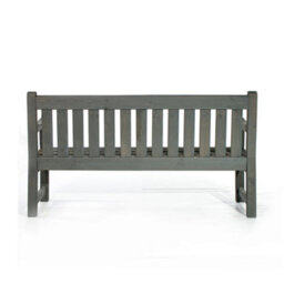 Leisurebench Darwin 3 Seat Garden Bench 150Cm Length  - Dark Grey - thumbnail 4