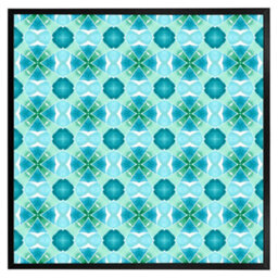 "Andrew Lee Green Cool Boho Chic Summer (Picutre Frame) / 16X16"" / Brown" - thumbnail 5
