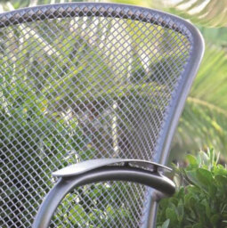 Pacific Lifestyle Carlo Round Outdoor 4 Seater Dining Set Patio Mesh Table And Chairs Garden Furniture - thumbnail 6