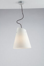 Luminosa Lighting Luminosa Ermes 3 Light Dome Pendant Ceiling Light White Black 35X40Cm - thumbnail 2