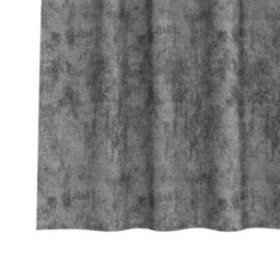 Berkfield Curtain With Curtains 2 Pcs Grey 175 X 140 Cm Velvet - thumbnail 5