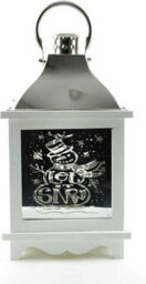 Shatchi Let It Snow White Christmas Lantern Wooden Warm Led Light Nativity Indoor Decorations - thumbnail 5