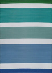The Rugs Reversible Waterproof Outdoor Rugs Rainbow 1030 Blue - thumbnail 1