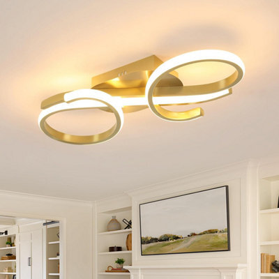 Pheashine Modern Led Ceiling Light 36W 3000K Warm White Acrylic Chandelier - image 1