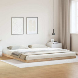 Berkfield Durable Bed Frame 160X210 Cm Solid Wood Pine - thumbnail 2