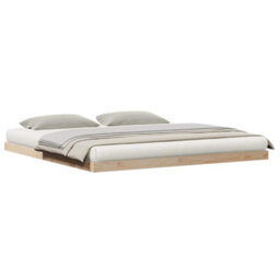 Berkfield Durable Bed Frame 160X210 Cm Solid Wood Pine - thumbnail 3