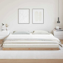 Berkfield Durable Bed Frame 160X210 Cm Solid Wood Pine - thumbnail 4