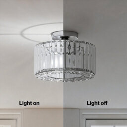 Emitto Crystal Ceiling Light Chandelier Bedroom Hallway Pendant Lamp E27 - thumbnail 9