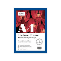A4 Blue Picture Frame Fits A4 (21 X 29.7Cm - 8.3 X 11.7In) Poster, Photo, Artwork, Or Print. - thumbnail 1
