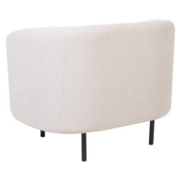 Beliani Living Room Set 3 Seater Loen Fabric Light Beige - thumbnail 7