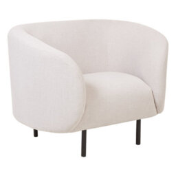 Beliani Living Room Set 3 Seater Loen Fabric Light Beige - thumbnail 5