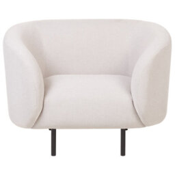 Beliani Living Room Set 3 Seater Loen Fabric Light Beige - thumbnail 6