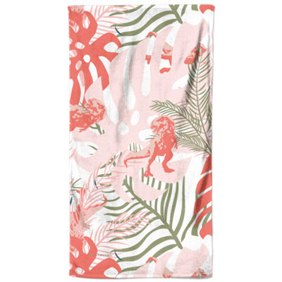 Zavvi Jurassic World Tropical T Rex Beach Towel