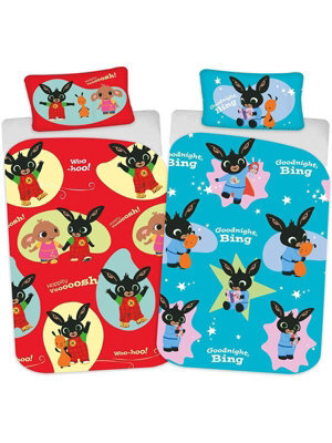 Bing Bunny Whoosh Junior Toddler Duvet Cover Set