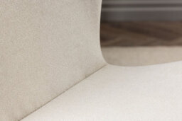 Lilja Dining Chair 2-Pack - Oaklook Steel Legs  / Beige Fabric - thumbnail 3