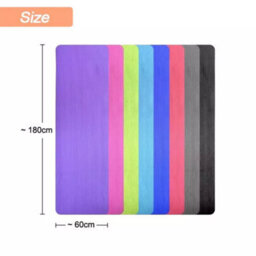 Yoga Mat Blue - Super Thick Foam Exercise Mats Multi-Purpose (180 X 60Cm) - thumbnail 2