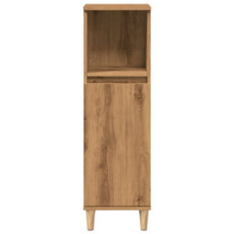 Vidaxl Bathroom Cabinet Artisan Oak 30X30X100 Cm Engineered Wood - thumbnail 4