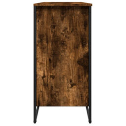 Berkfield Shoe Cabinet Smoked Oak 80X38X78 Cm Engineered Wood - thumbnail 5
