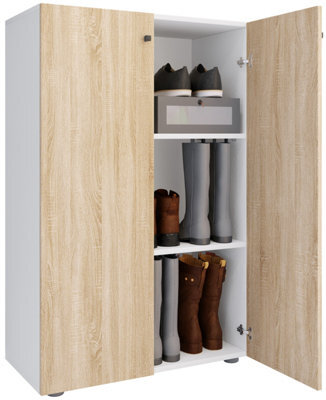Vcm Wood Shoe Cabinet Shoe Rack Lona 3 - image 1