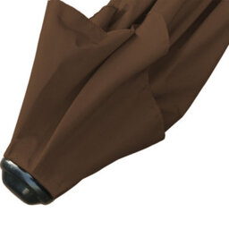 VRUC Outdoor Patio Garden Parasol Sun Shade Umbrella With Crank Handle & Tilt 2.5M Coffee - thumbnail 6