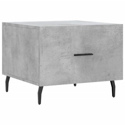 Berkfield Durable Coffee Table Concrete Grey 50X50X40 Cm Engineered Wood - image 1