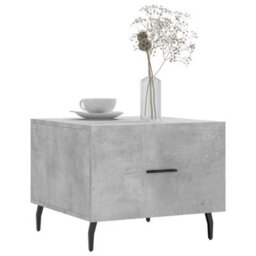 Berkfield Durable Coffee Table Concrete Grey 50X50X40 Cm Engineered Wood - thumbnail 3