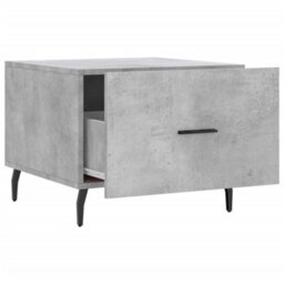 Berkfield Durable Coffee Table Concrete Grey 50X50X40 Cm Engineered Wood - thumbnail 6