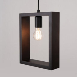 Luminosa Lighting Luminosa Aries Square Pendant Ceiling Light Wenge - thumbnail 8