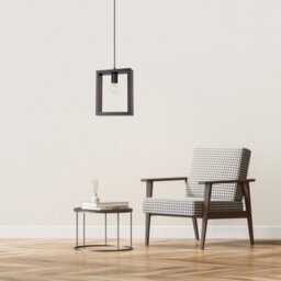 Luminosa Lighting Luminosa Aries Square Pendant Ceiling Light Wenge - thumbnail 9