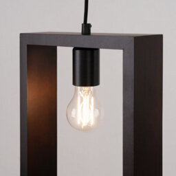 Luminosa Lighting Luminosa Aries Square Pendant Ceiling Light Wenge - thumbnail 7