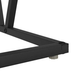 Berkfield Coffee Table Artisan Oak 100X50X40 Cm Made Of Engineered Wood And Metal - thumbnail 8