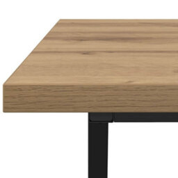 Berkfield Coffee Table Artisan Oak 100X50X40 Cm Made Of Engineered Wood And Metal - thumbnail 7