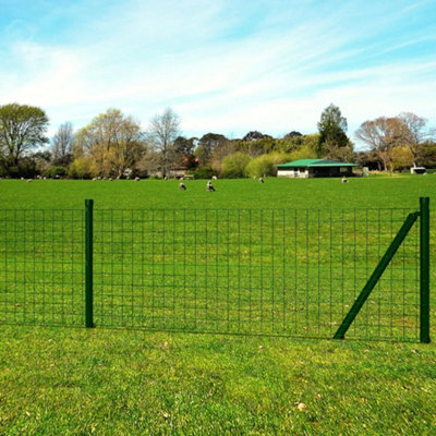 Vidaxl Euro Fence Steel 25X1.5 M Green - image 1