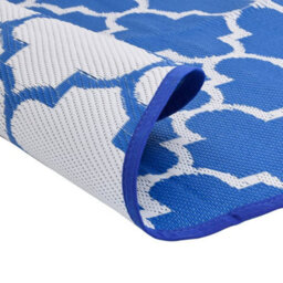 Walplus Outdoor Carpet Rugs For Garden Patios  Blue 160 Cm Pp - thumbnail 4