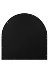 "Mirroroutlet Arcus - Black Framed Arched Wall Mirror 39"" X 39"" (100Cm X 100Cm)" - thumbnail 7