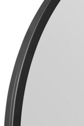 "Mirroroutlet Arcus - Black Framed Arched Wall Mirror 39"" X 39"" (100Cm X 100Cm)" - thumbnail 5