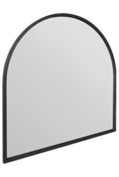 "Mirroroutlet Arcus - Black Framed Arched Wall Mirror 39"" X 39"" (100Cm X 100Cm)" - thumbnail 3