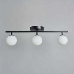Litecraft Eloise 3 Light Black Bathroom Spotlight Bar - thumbnail 4