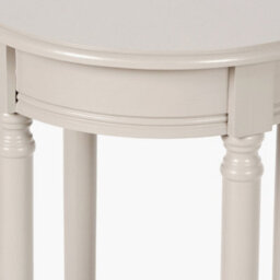 Pacific Lifestyle Traditional Round Wood Round Accent Table With Bottom Shelf - thumbnail 4