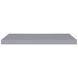 Vidaxl Floating Wall Shelves 2 Pcs Grey 80X23.5X3.8 Cm Mdf - thumbnail 4