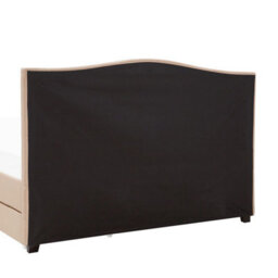 Beliani Bed With Storage Drawers Fabric Montpellier 180 X 200 Cm (Eu Super King) Beige - thumbnail 8