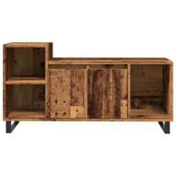 Berkfield Stylish Tv Cabinet Old Wood 100X35X55 Cm Engineered Wood - thumbnail 4