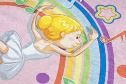 RugsX Bambino 41870 Washing Carpet Ballerina, Rainbow For Children Anti-Slip - Pink 200X290 Cm - thumbnail 5